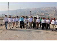 بازدید مدیر عامل شرکت نفت مناطق مرکزی ایران از ایستگاه تقویت فشار وراوی 27