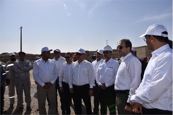 بازدید از طرح توسعه میدان توس مدیر عامل شرکت نفت مناطق مرکزی ایران 13