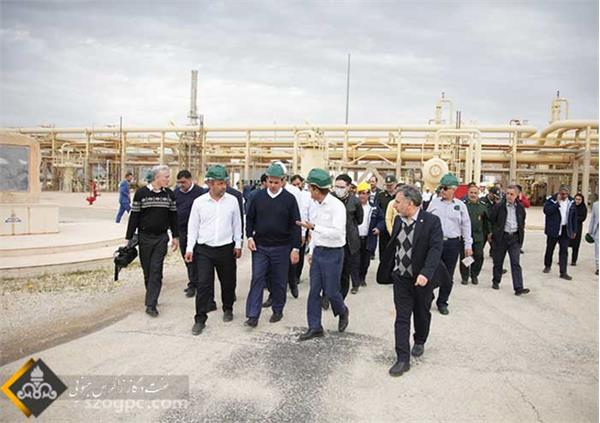 بازدید مدیرعامل شرکت ملی نفت ایران از تأسیسات شرکت نفت مناطق مرکزی ایران در استان فارس 2