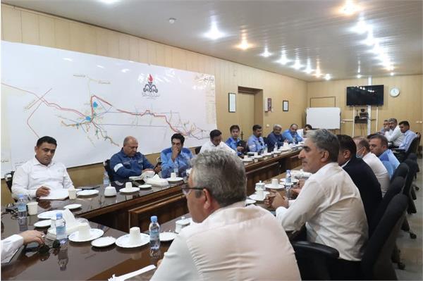 بازدید مدیر عامل شرکت بهره برداری نفت و‌گاز زاگرس جنوبی از ناحیه آغار و منطقه عملیاتی پارسیان 8