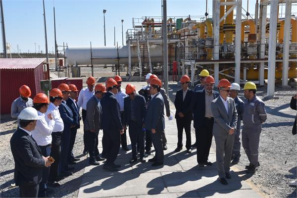 بازدید محسن خجسته‌مهر، مدیرعامل شرکت ملی نفت ایران از تاسیسات منطقه عملیاتی خانگیران 2
