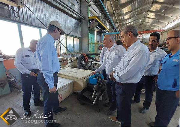 بازدید مدیرعامل شرکت زاگرس جنوبی از منطقه عملیاتی آغار و دالان 12