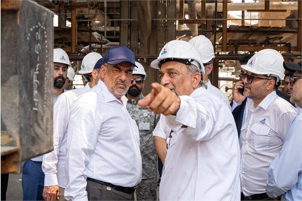 بازدید معاون وزیر نفت از پالایشگاه‌های آسیب‌دیده پارس جنوبی 9