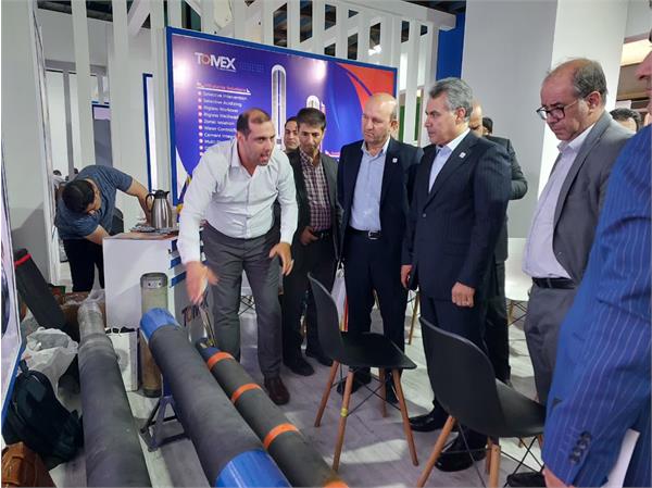 بازدید مدیر عامل شرکت نفت مناطق مرکزی ایران از شرکتهای دانش بنیان TOMEX 2