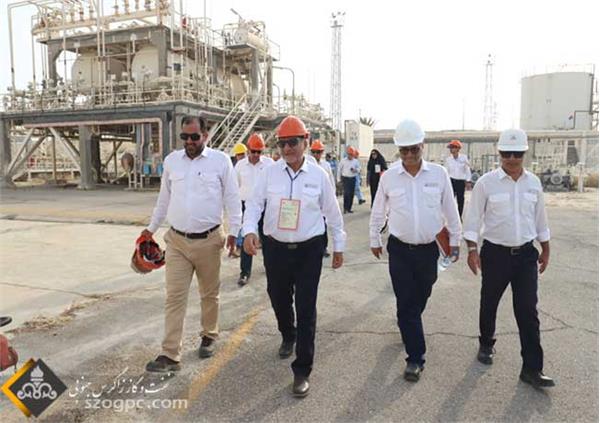 بازدید مدیرعامل شرکت زاگرس جنوبی از منطقه عملیاتی نار و کنگان 3