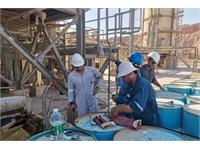 تعمیر اساسی سیستم کوره حرارتی در منطقه عملیاتی دهلران 2