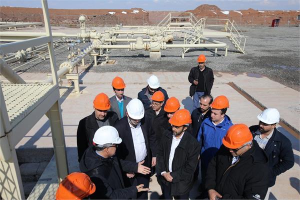 بازدید مدیر عامل شرکت نفت مناطق مرکزی از منطقه عملیاتی سراجه قم 22