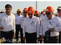 بازدید مدیرعامل شرکت پالایش گاز پارسیان از منطقه عملیاتی پارسیان 1