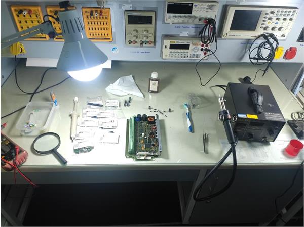 کارت کنترل کننده سیستم سوخت توربین‌های ایستگاه تقویت فشار نار و کنگان 5