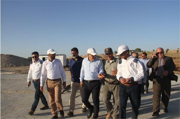 بازدید مدیرعامل نفت‌ مناطق مرکزی ایران از میدان‌های گازی باباقیر و بانکول 14