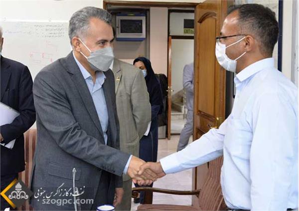 بازدید مدیرعامل شرکت نفت مناطق مرکزی ایران از ستاد شرکت بهره برداری نفت و گاز شرق 9