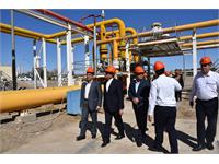 بازدید محسن خجسته‌مهر، مدیرعامل شرکت ملی نفت ایران از تاسیسات منطقه عملیاتی خانگیران 5