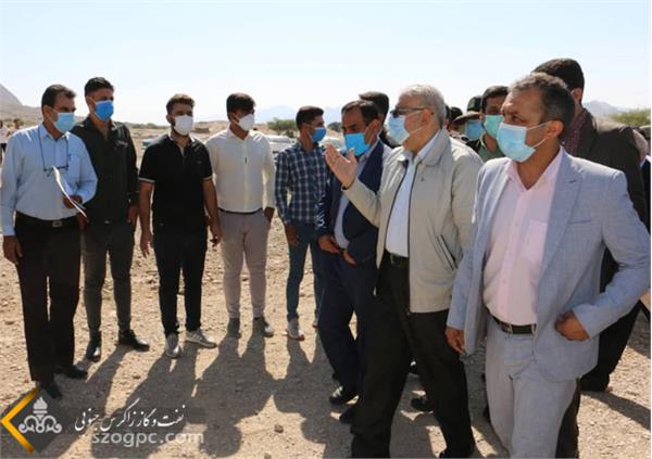 بازدید وزیر نفت از منطقه عملیاتی آغار و دالان 14