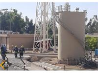 مانور مقابله با نشت نفت و گاز و آتش سوزی در تاسیسات نفت شهر برگزار شد 7