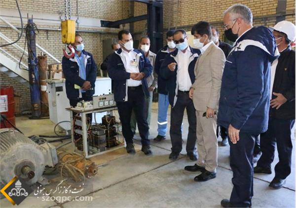 دیدار مدیرعامل زاگرس جنوبی با کارکنان ناحیه عملیاتی نار بهمن ۱۴۰۰ 16