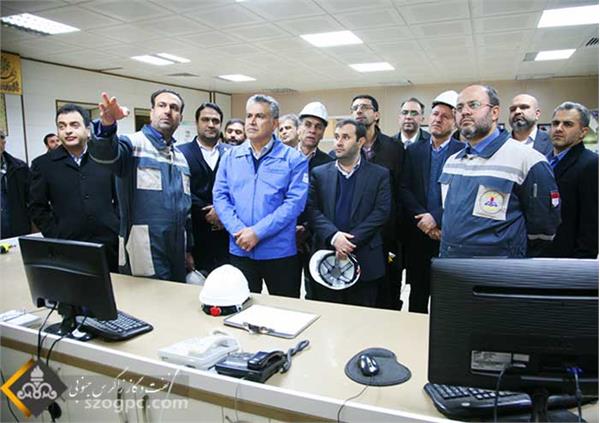 بازدید مدیر عامل نفت مرکزی از منطقه عملیاتی سراجه قم 24