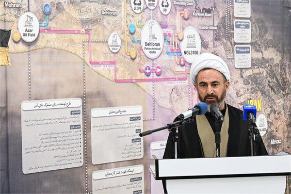 بهره‌برداری از طرح جمع‌آوری گازهای مشعل ایلام 15