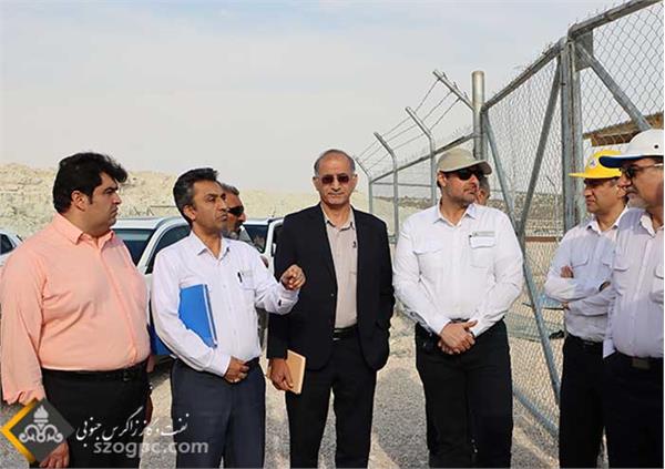 بازدید مدیر عامل شرکت نفت و گاز زاگرس جنوبی از منطقه عملیاتی پارسیان 11