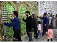 آیین غبارروبی ضریح حرم حضرت معصومه(س) توسط کارکنان شرکت نفت مناطق مرکزی ایران 7