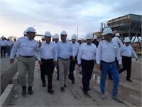 بازدید مدیر عامل نفت مناطق مرکزی ایران از پروژه های احداث ایستگاه تقویت فشار چشمه خوش ، دهلران و نیز میدان دانان 24