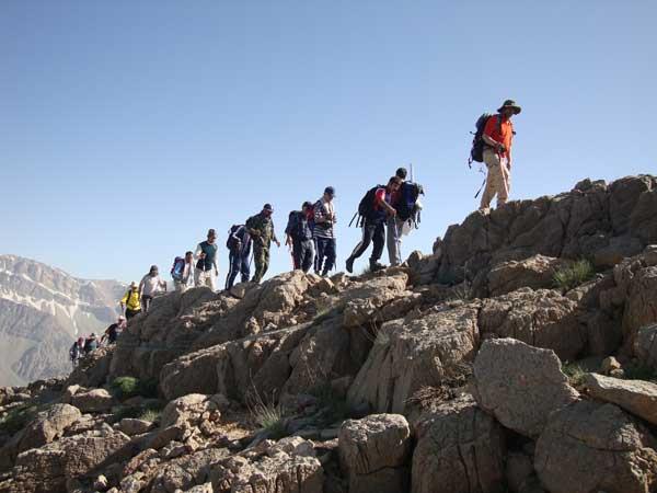 صعود گروه کوهنوردی منطقه عملیاتی پارسیان 9