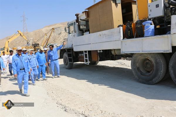 بازدید مدیرعامل زاگرس جنوبی از تعمیرات اساسی منطقه عملیاتی نار و کنگان 13