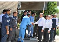 بازدید مدیر عامل، اعضاء هیأت مدیره و جمعی از روسای ستادی از مناطق عملیاتی آغار و دالان و نار و کنگان با محوریت دیدار نوروزی