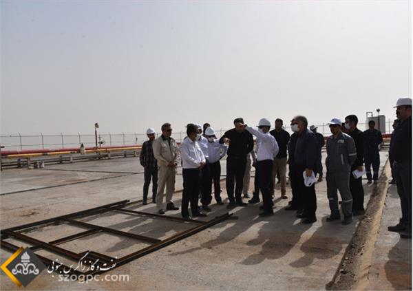 حضور مدیرعامل نفت مناطق مرکزی ایران در منطقه عملیاتی خانگیران 17