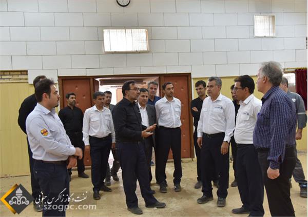 حضور مدیرعامل نفت مناطق مرکزی ایران در منطقه عملیاتی خانگیران 11