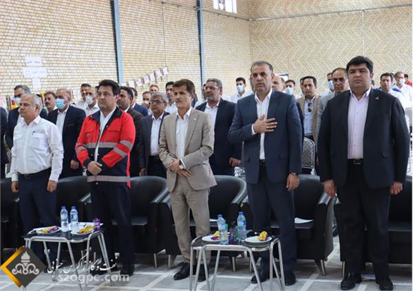 مراسم تجلیل از کارکنان ایمنی و آتش نشانی زاگرس جنوبی برگزار شد . 26