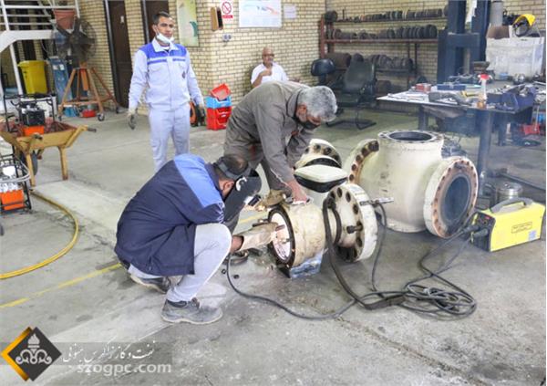 تعمیرات اساسی سال 1401 در منطقه عملیاتی نار و کنگان آغاز شد 2