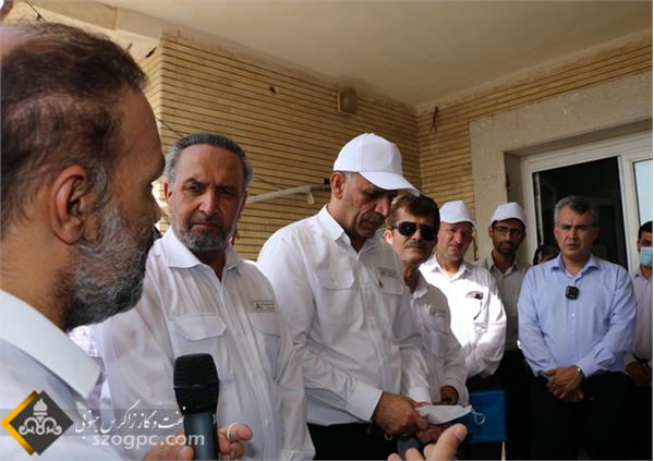 بازدید مدیرعامل شرکت نفت مناطق مرکزی ایران از منطقه عملیاتی سرخون و گشوی جنوبی 23