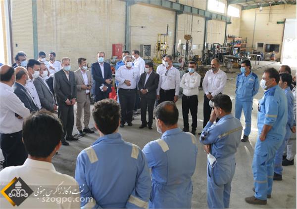 بازدید مدیرعامل از منطقه عملیاتی پارسیان 5