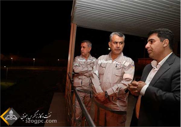 بازدید مدیرعامل شرکت نفت مناطق مرکزی ایران از پالایشگاه گاز ایلام 3