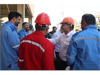 بازدید مدیر عامل شرکت نفت مناطق مرکزی ایران از منطقه عملیاتی سروستان و سعادت آباد 12