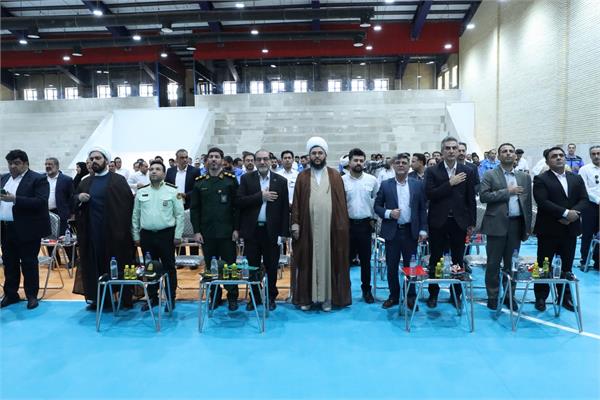 افتتاح ورزشگاه چند منظوره در منطقه عملیاتی سروستان و سعادت آباد 16