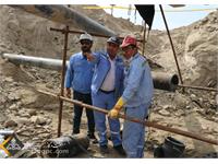 افزایش تولید روزانه ۰/۴۴ میلیون متر مکعبی گاز  با راه اندازی حوضچه اتصال چاه های ۱۴ و ۱۸ سرخون  17