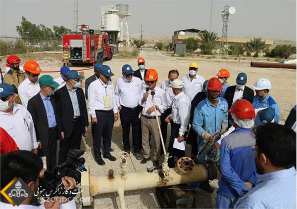 بازدید مدیر عامل نفت مناطق مرکزی ایران از منطقه عملیاتی پارسیان 30