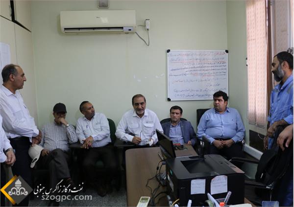 بازدید مدیر عامل و هیت همراه از منطقه عملیاتی سرخون و گشوی جنوبی. 8