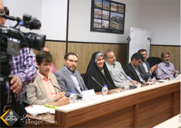 معارفه سرپرست شرکت بهره برداری نفت و گاز غرب و سرپرست مدیریت تولید نفت مرکزی برگزار شد 9