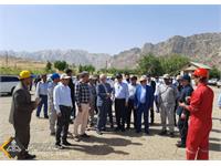 بازدید مدیرعامل شرکت نفت مناطق مرکزی ایران از منطقه عملیاتی سرکان مالکوه 6