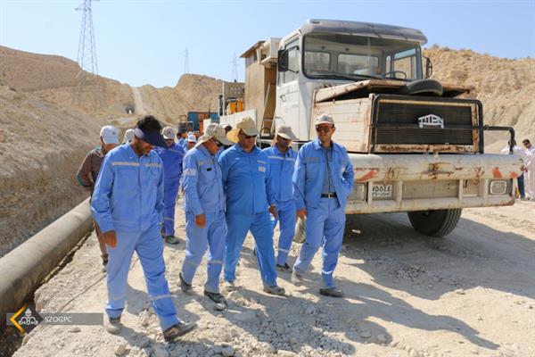 بازدید مدیرعامل زاگرس جنوبی از تعمیرات اساسی منطقه عملیاتی نار و کنگان 15