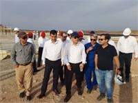 بازدید مدیر عامل نفت مناطق مرکزی ایران از پروژه های احداث ایستگاه تقویت فشار چشمه خوش ، دهلران و نیز میدان دانان 14