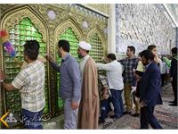 آیین غبارروبی ضریح حرم حضرت معصومه(س) توسط کارکنان شرکت نفت مناطق مرکزی ایران 6