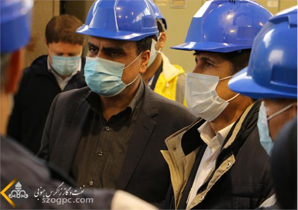 بازدید مدیر عامل شرکت نفت مناطق مرکزی ایران - منطقه نار و کنگان 10
