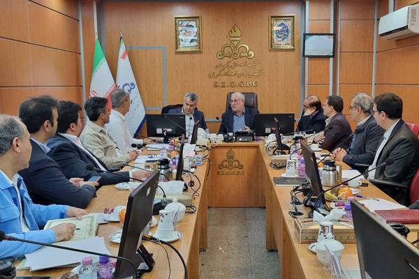 جلسه مدیریت بحران نفت مرکزی در شرکت بهره برداری نفت و گاز زاگرس جنوبی 1