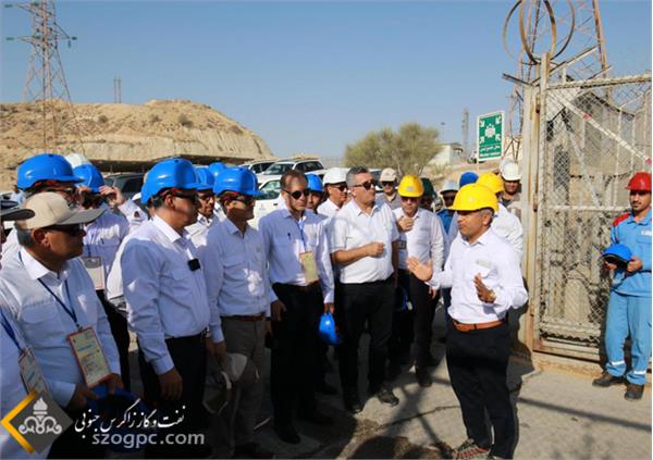 بازدید مدیرعامل شرکت نفت مناطق مرکزی ایران از منطقه عملیاتی نار و کنگان 31