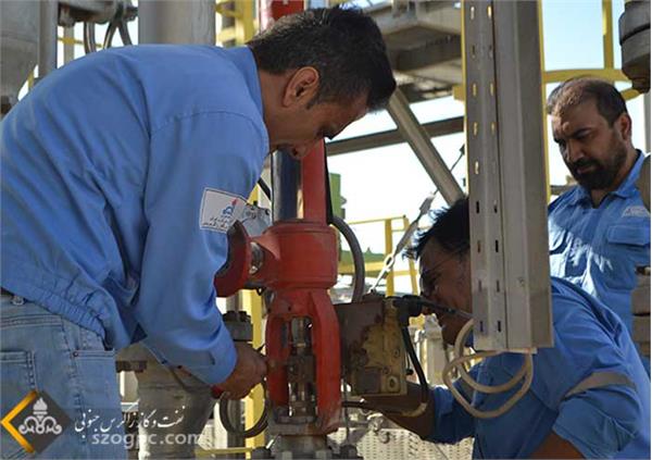 پایان موفقیت آمیز تعمیرات اساسی در منطقه عملیاتی آغار و دالان 22