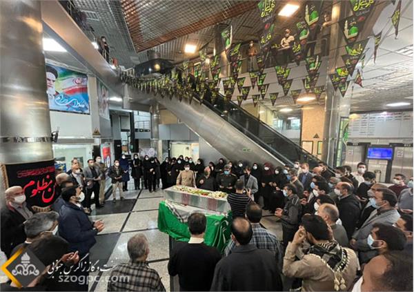 میزبانی شرکت بهره برداری نفت و گاز زاگرس جنوبی از شهید گمنام 5