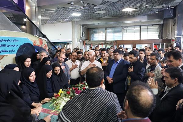 میزبانی شرکت بهره برداری نفت و گاز زاگرس جنوبی از شهید گمنام 4